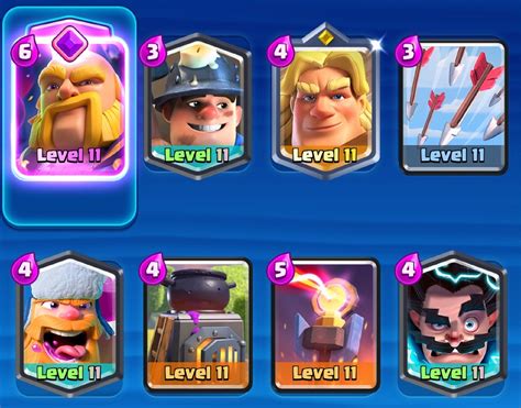 best royal giant decks